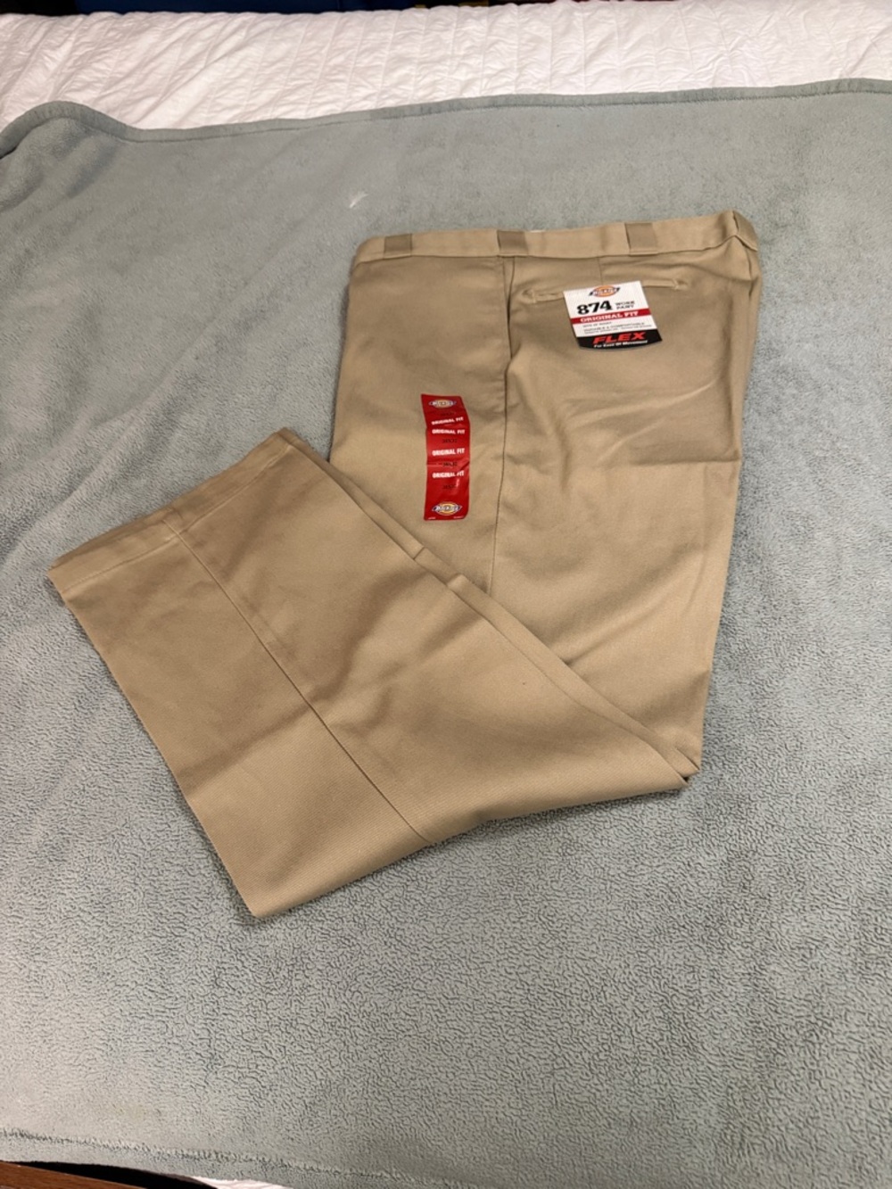 Dickies Men's Tan 874 Relaxed Fit Work Pants